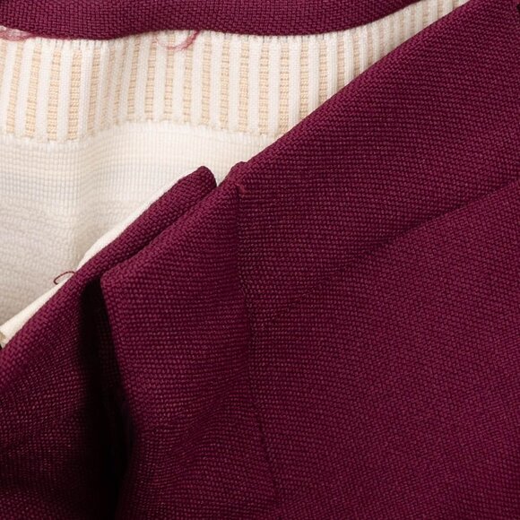 Haggar Pleated Front Pants VTG Womens NEW Magenta Pink Stretch Dress Casual - Picture 4 of 7